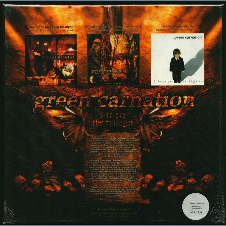 The Trilogy - 2004 German Prophecy Productions &lrm;Limited Edition Numbered 6LP Box Set