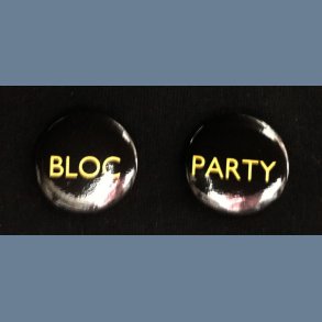  Silent Alarm - 2004 UK Wichita/V2 label set of Promotional Badges