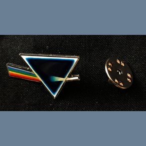 The Dark Side Of The Moon - 2003 UK EMI label Promotional Issue Only Shaped Metal Enameled Badge 