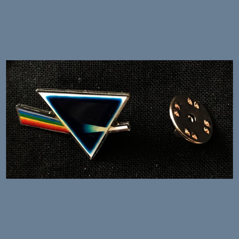 The Dark Side Of The Moon - 2003 UK EMI label Promotional Issue Only Shaped Metal Enameled Badge 