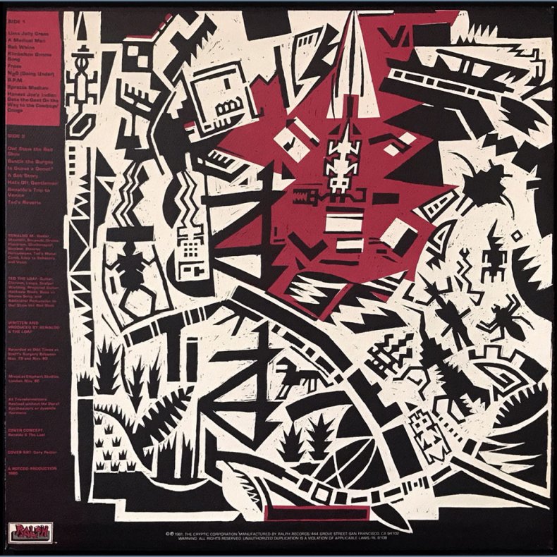 Songs For Swinging Larvae - Original 1981 US Ralph label 16-track LP