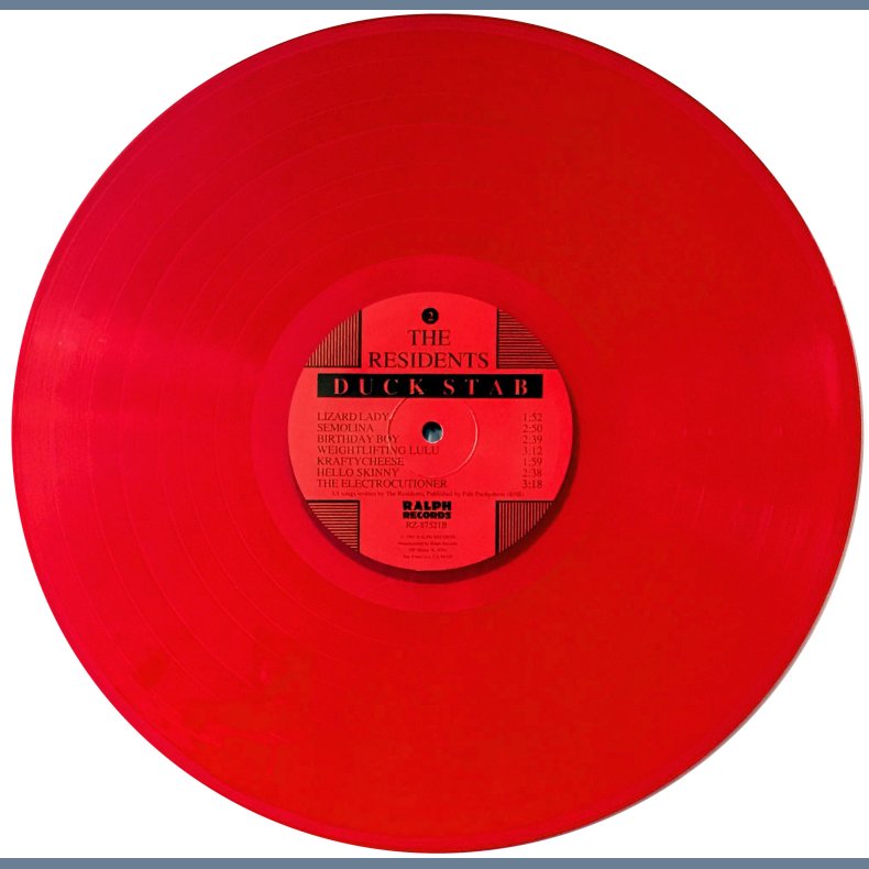 Duck Stab - 1987 US Ralph Label  Red Vinyl 14-track LP