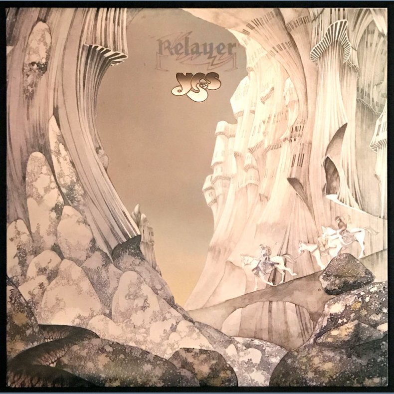 Relayer - Original 1974 UK Atlantic label 3-track LP - No Inner Sleeve