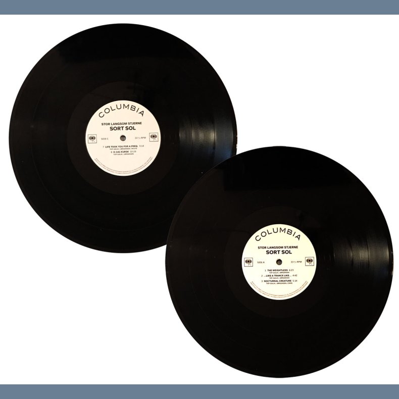 Stor Langsom Stjerne - Original 2017 Danish Columbia label 9-track 1st Issue 2LP Set - Black Vinyl