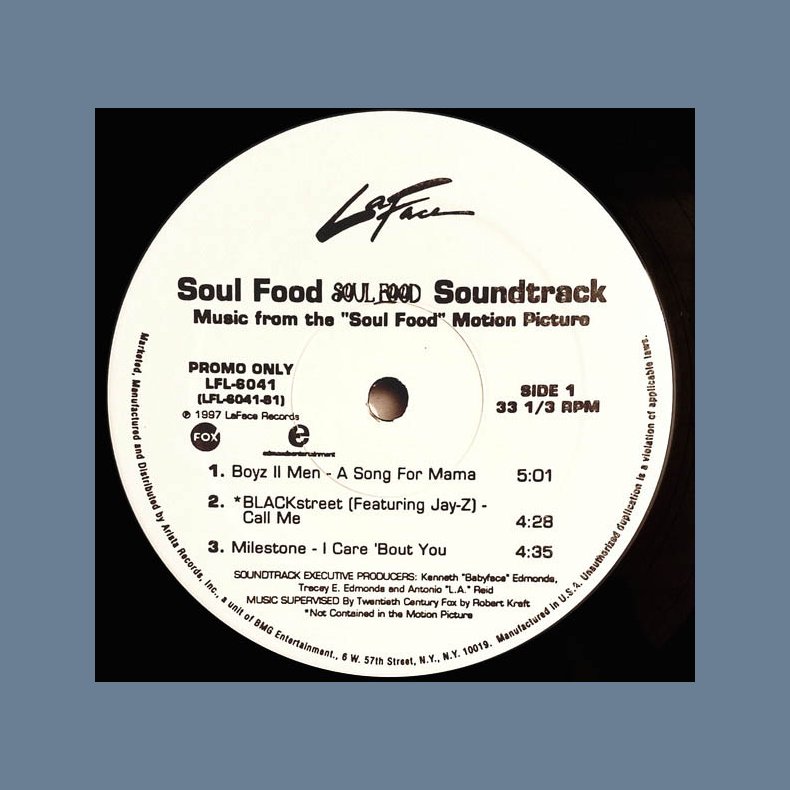 Soul Food Soundtrack - Original 1997 US LaFace label Promotional Issue 13-track 2LP Set