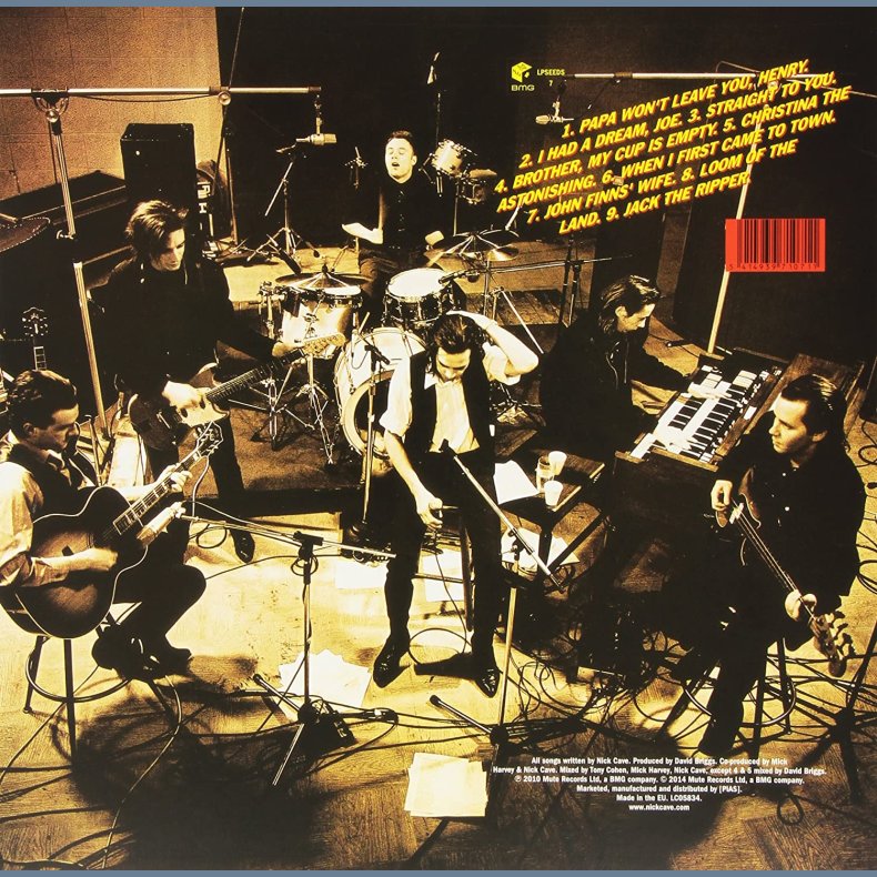 Henry's Dream - 2015 UK Mute/BMG label Remastered 9-track LP Reissue