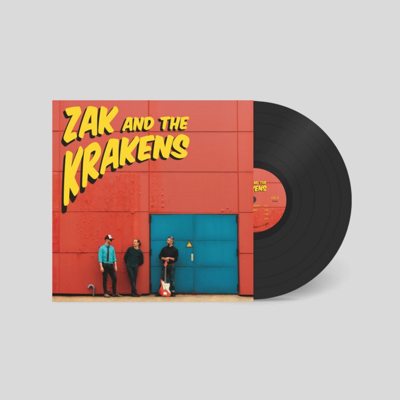 Zak And The Krakens - 2019 Privately Pressing 8-track LP