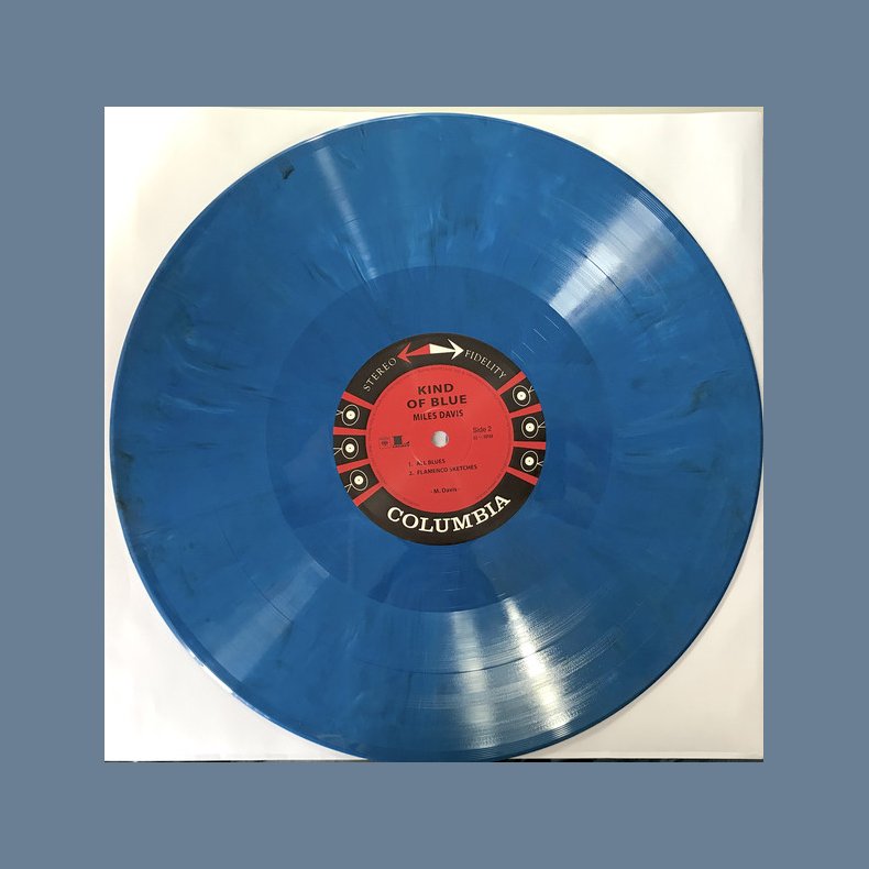Kind Of Blue - 2018 European Columbia Legacy Label 5-Track Blue Vinyl LP Reissue 