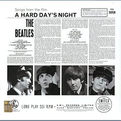 A Hard Day's Night - 2012 European Apple label 13-track LP Reissue