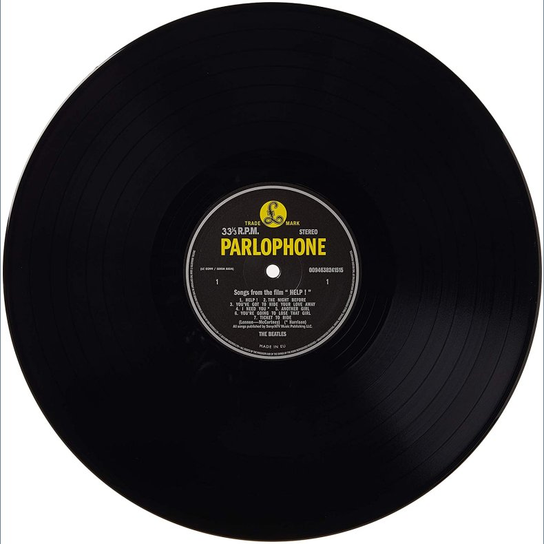 Help! - 2012 European Parlophone Label Remastered 180 gram 14-track LP Reissue