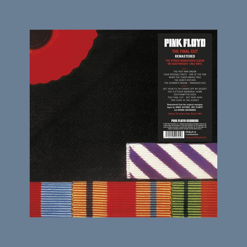 The Final Cut -  2016 European Pink Floyd Records , Remastered, 180 Gram 13-track LP Reissue