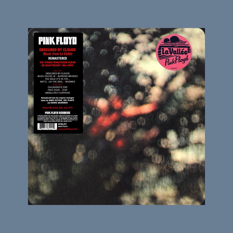 Obscured By Clouds -  2016 Euroepan Pink Floyd Records Remastered, 180 Gram 10-track LP Reissue