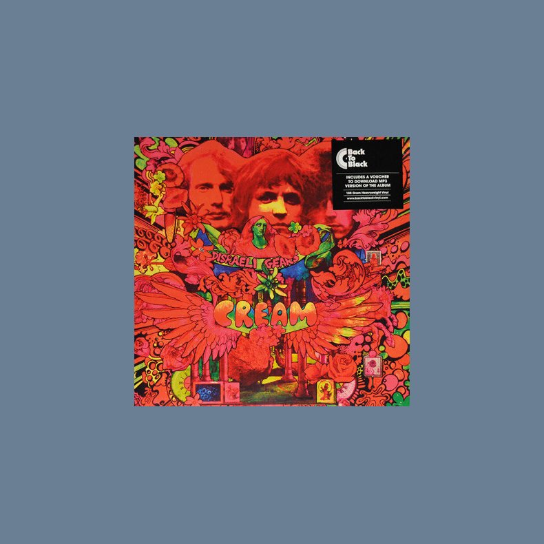 Disraeli Gears - 2019 - European Polydor Label Back To Black Series 11-track LP Reissue