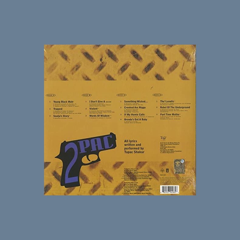 2Pacalypse Now - 2016 European Interscope label 13-track 2LP Set Reissue