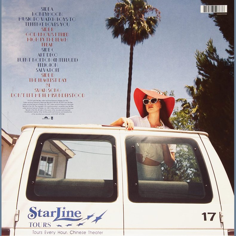 Honeymoon - 2015 European Polydor label 14-track 2LP Set - Incl. 16-page Booklet