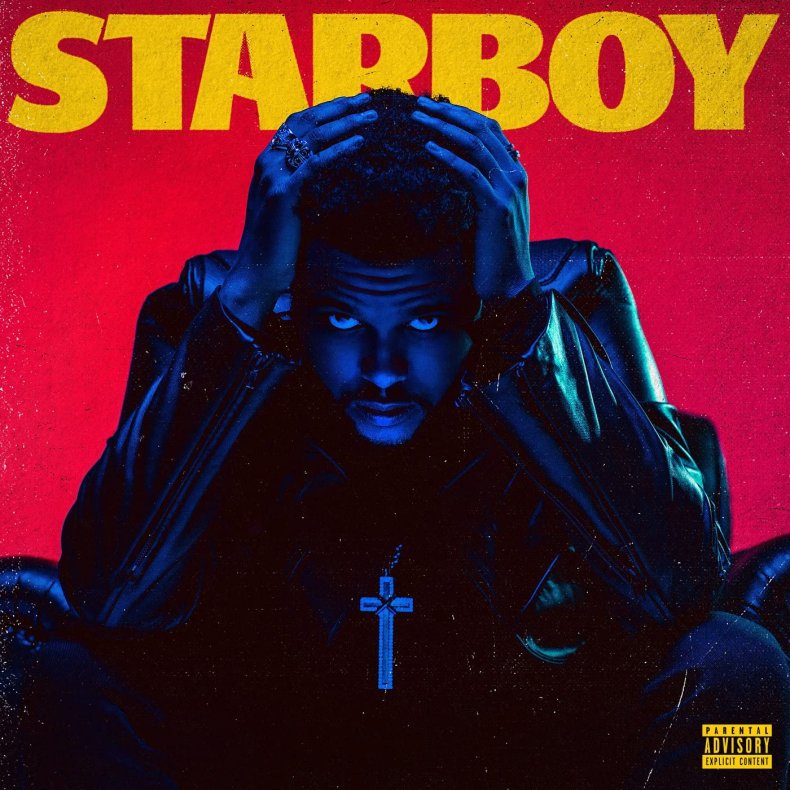 Starboy - 2016 European Republic label Translucent Red 18-track 2LP