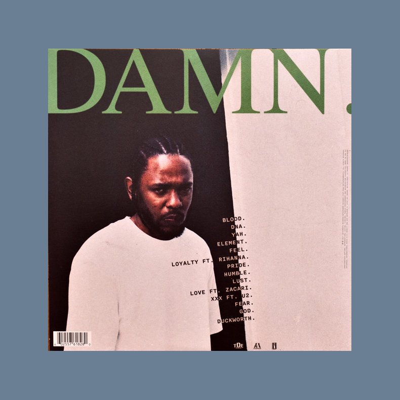 Damn - 2017 European  Top Dawg/Aftermath label 14-track 2LP set