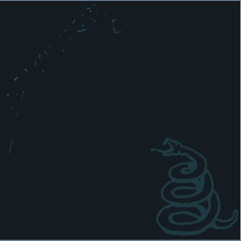 Metallica (Black Album) - 2015 UK Blackened label 12-Track 2LP Reissue - 180 gram 