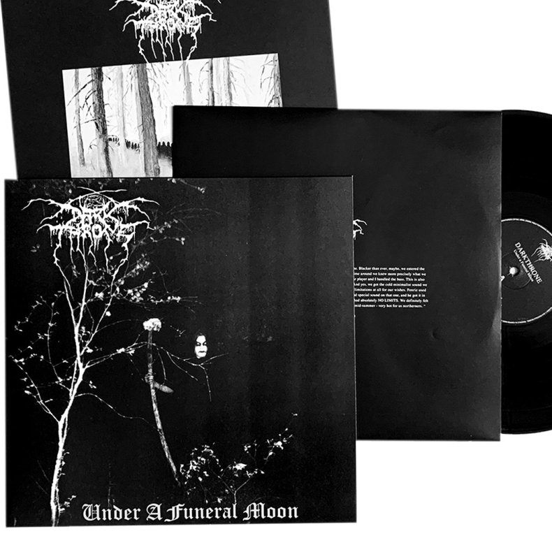 Under A Funeral Moon - 2013 UK Peaceville label repress 8-track LP