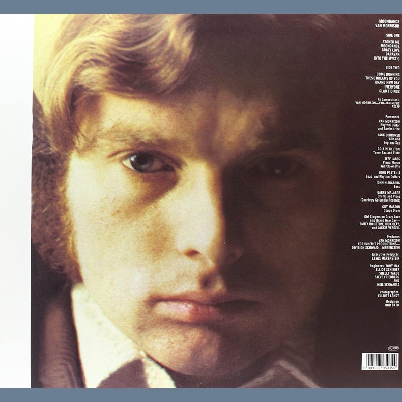 Moondance - 2015 European Warner Bros. label 10-track 180 gram Vinyl LP Reissue