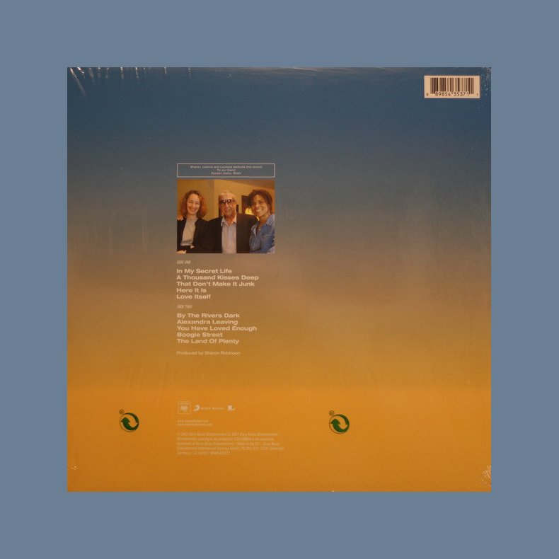 Ten New Songs - 2018 European Columbia label 10-track LP