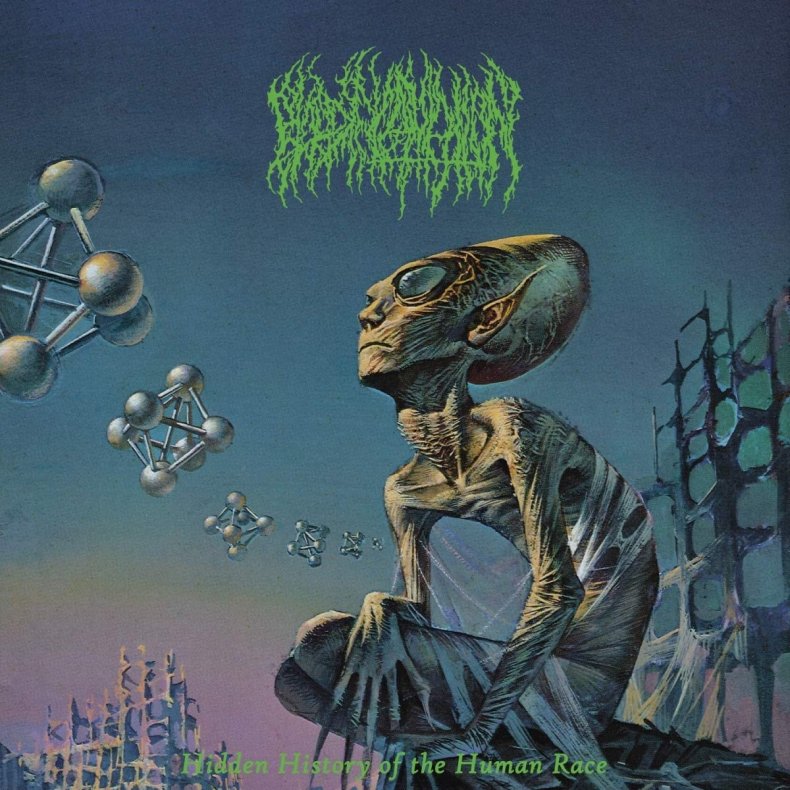 Hidden History Of The Human Race - 2025 European Century Media label Green vinyl 4-track LP Reissue