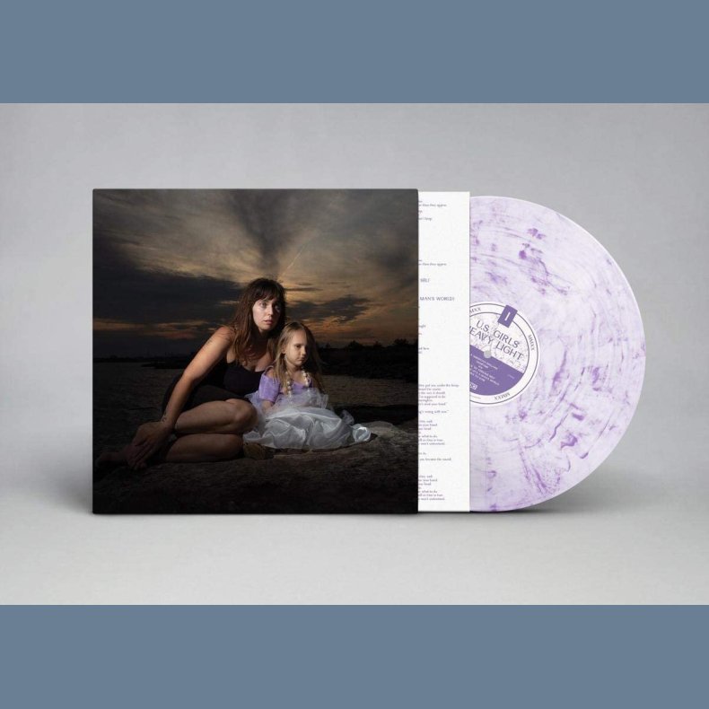 Heavy Light -2020 US 4AD Label Lavender/White Marbled Vinyl 13-track LP