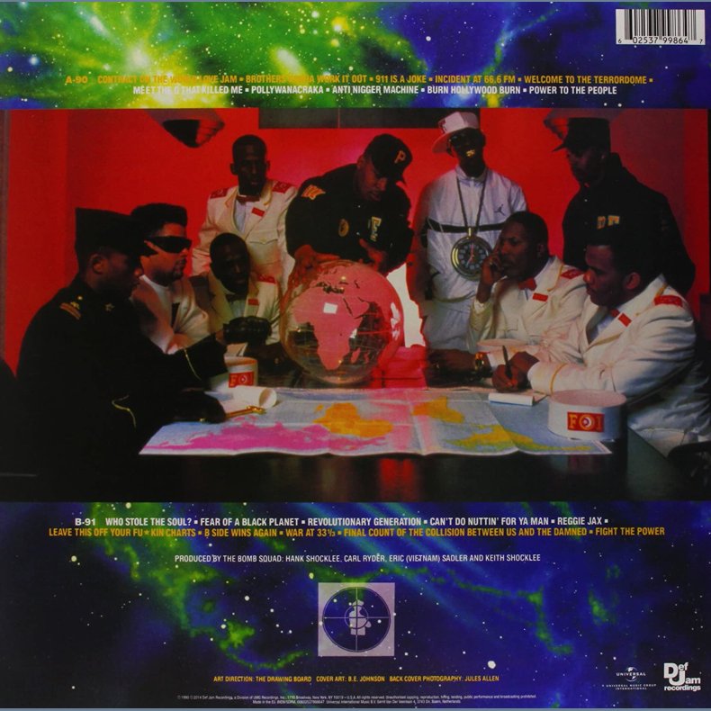  Fear Of A Black Planet - 2014 European Back To Black Series 180 gram LP Reissue