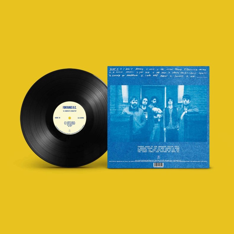 A Hero's Death - 2020 European Partisan label 11-track LP 