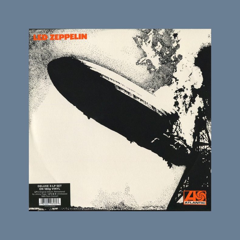 Led Zeppelin I - 2014 European Atlantic Label Remastered Deluxe Edition 180 gram 2LP Reissue