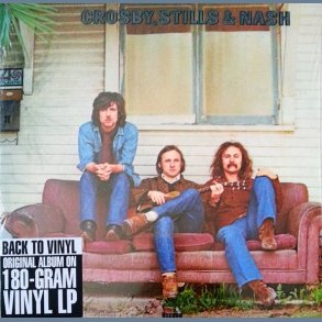 Crosby, Stills & Nash - 2009 European Atlantic label 10-track LP Reissue
