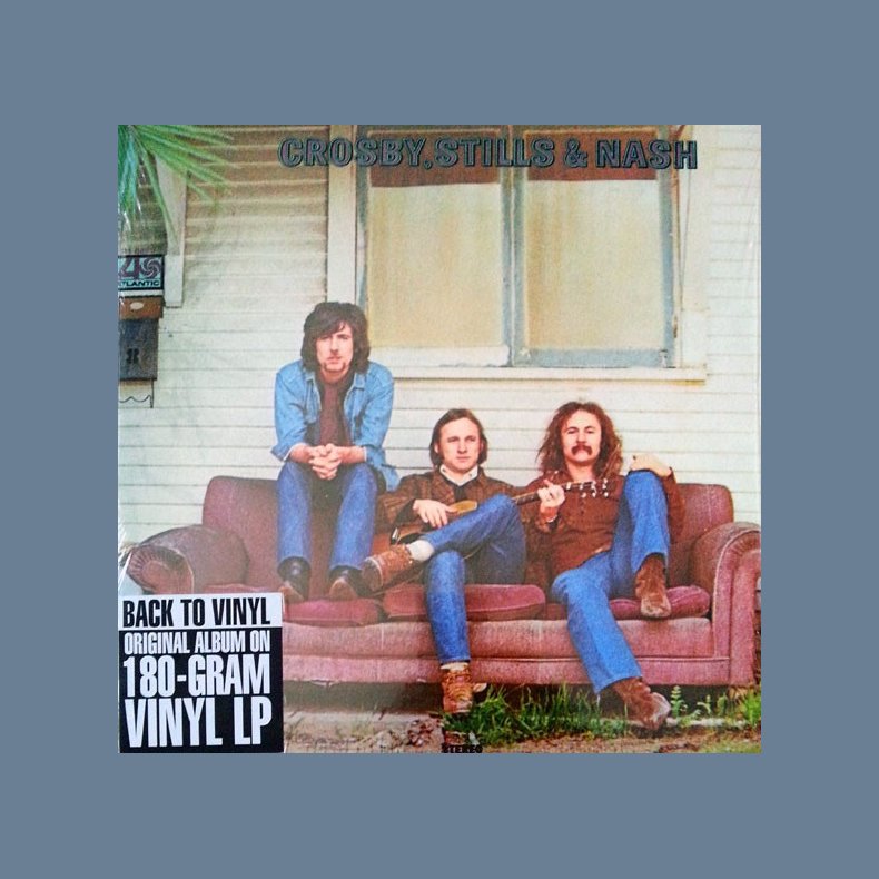 Crosby, Stills &amp; Nash - 2009 European Atlantic label 10-track LP Reissue