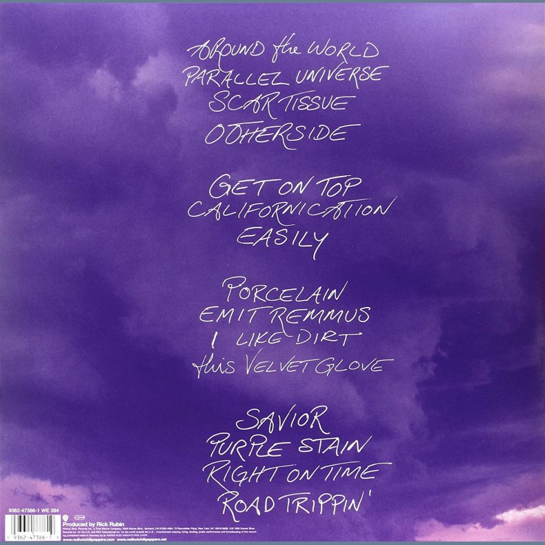 Californication  - 2019 European Warner label 19-track 2LP Reissue