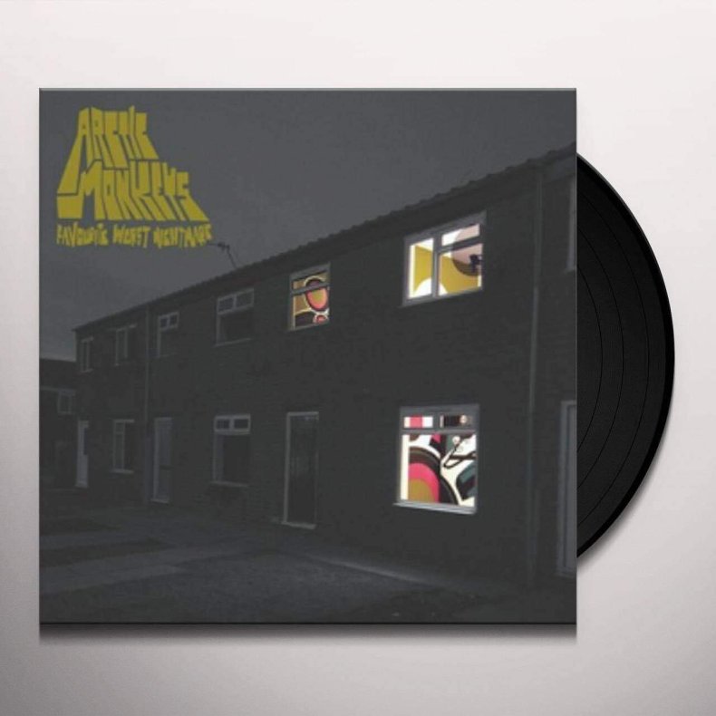 Favourite Worst Nightmare - 2007 European Domino label 12-track label LP