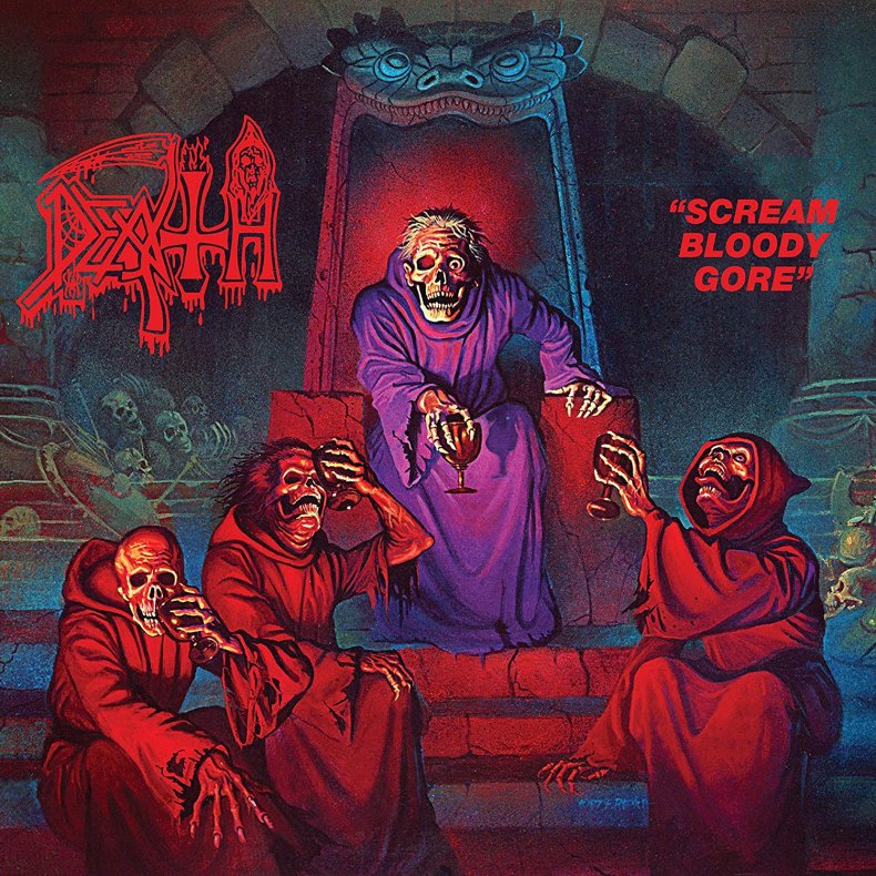 Scream Bloody Gore - 2021 US Relapse label 12-track Reissue LP