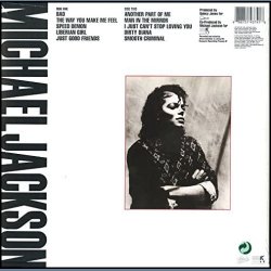 Bad - 2016 European Epic label 10-track LP Reissue 