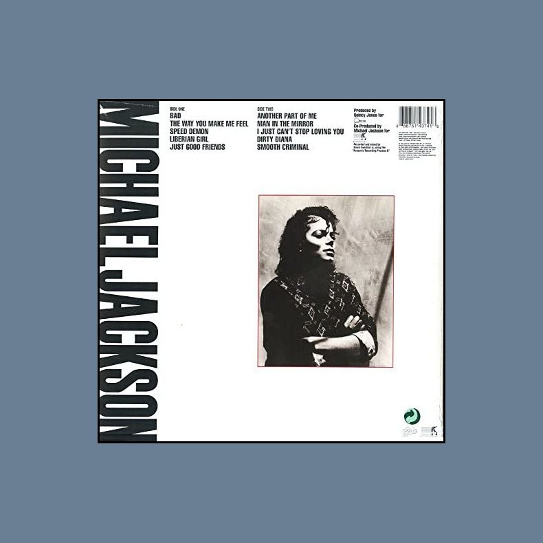 Bad - 2016 European Epic label 10-track LP Reissue 