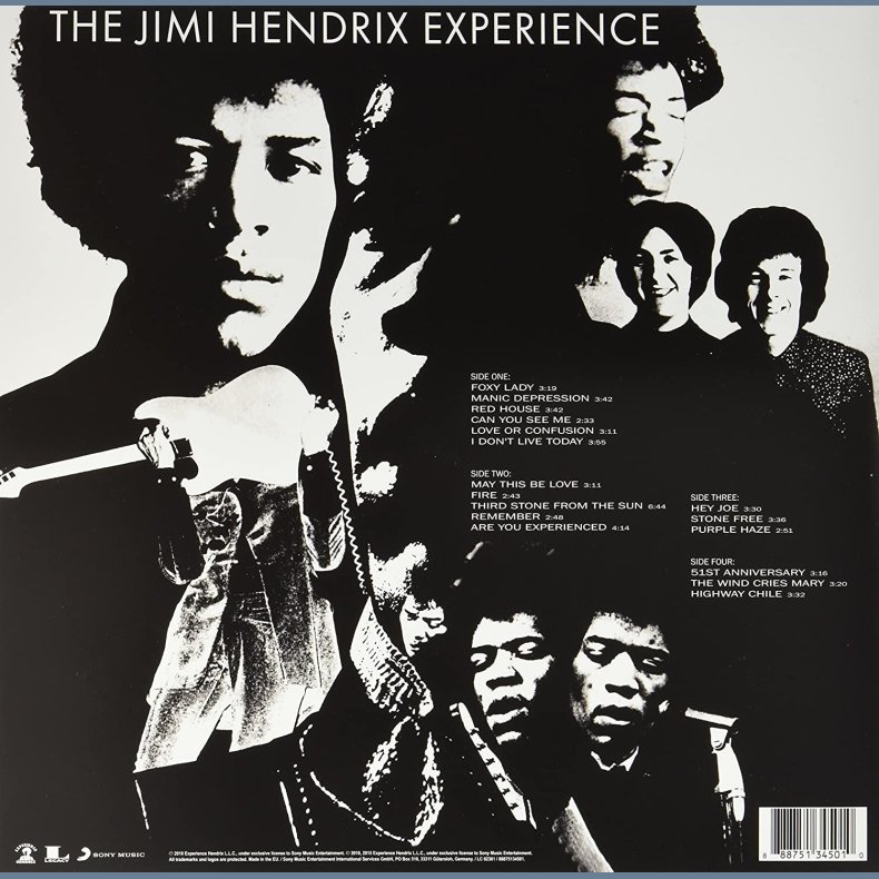 Are You Experienced - 2015 European Legacy label 180 gram 17-track 2LP Set