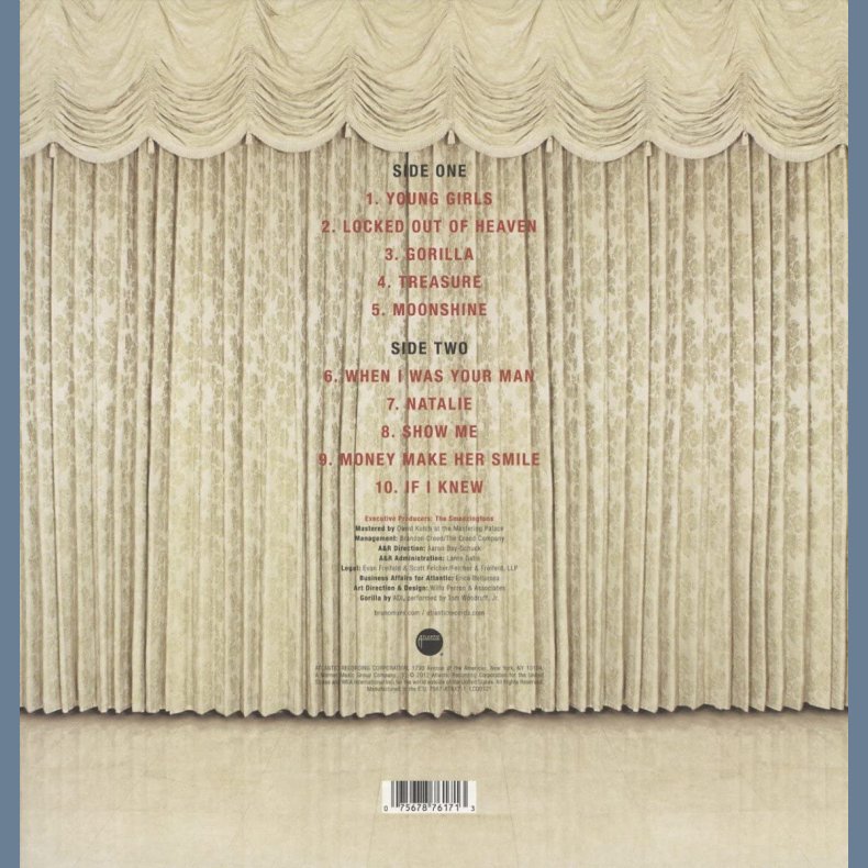 Unorthodox Jukebox - 2012 European Atlantic Label 10-track LP