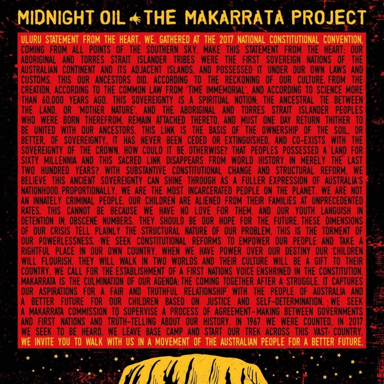 The Makarrata Project - 2020 - European Sony Label Yellow Vinyl 7-track LP 