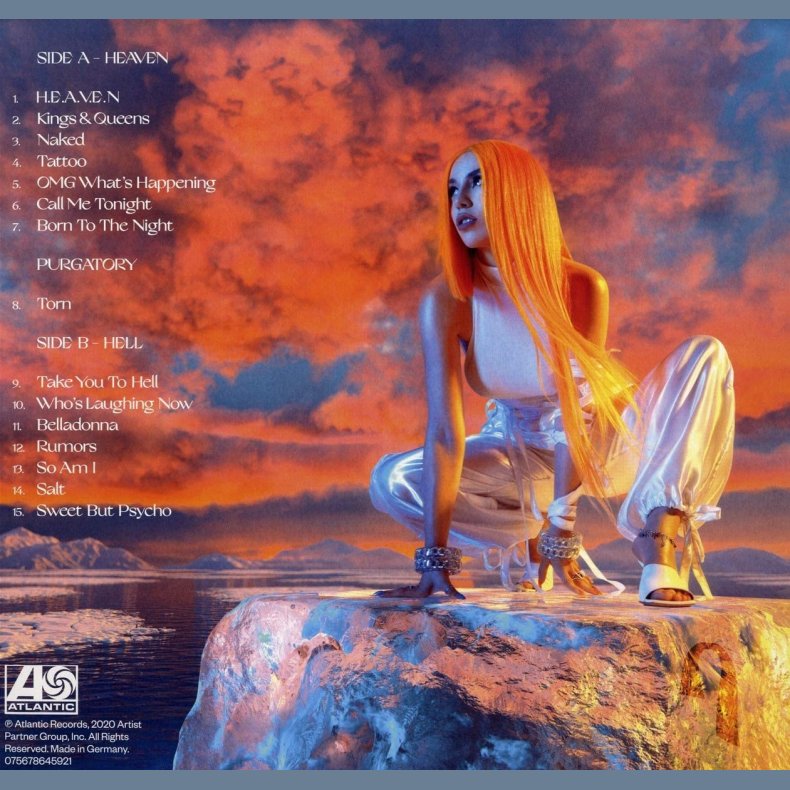 Heaven &amp; Hell  - 2020 European Atlantic label Limited Blue Vinyl 15-track LP