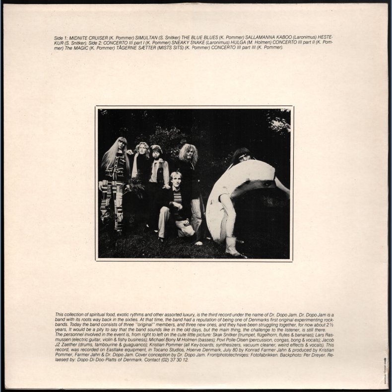 Cruisin' At Midnite - Original 1981 Danish Dopo-Di-Doo-Platts label 12-track LP