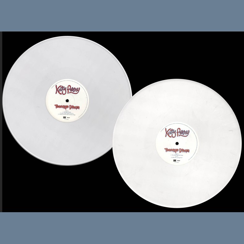 Teenage Dream - 2010 US Capitol label White Vinyl 12-track 2LP Set 