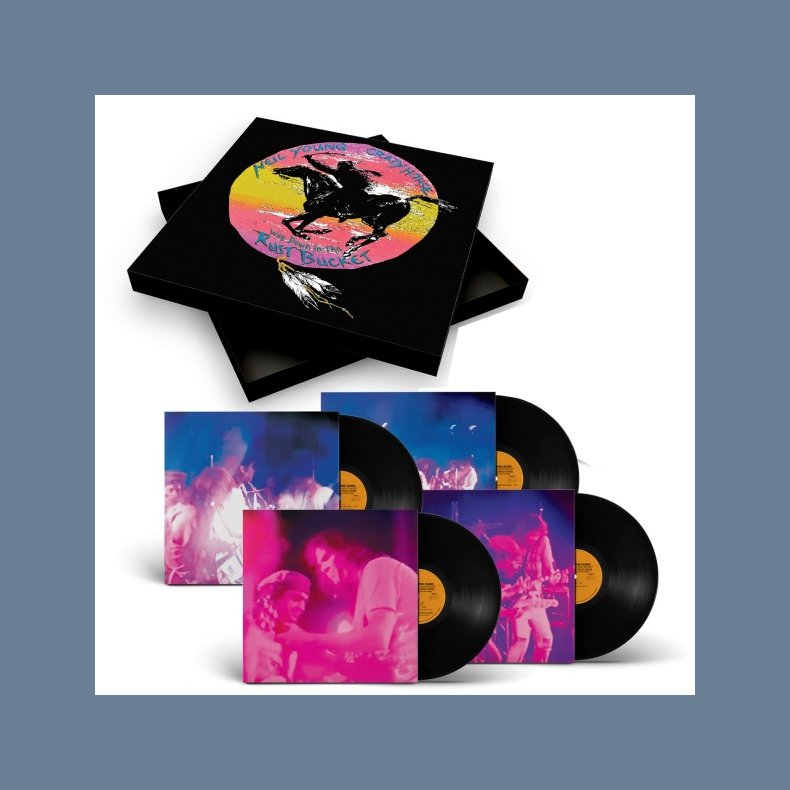 Way Down In The Rust Bucket - 2021 European Neil Young Archives/Reprise label 19-track 4LP Box