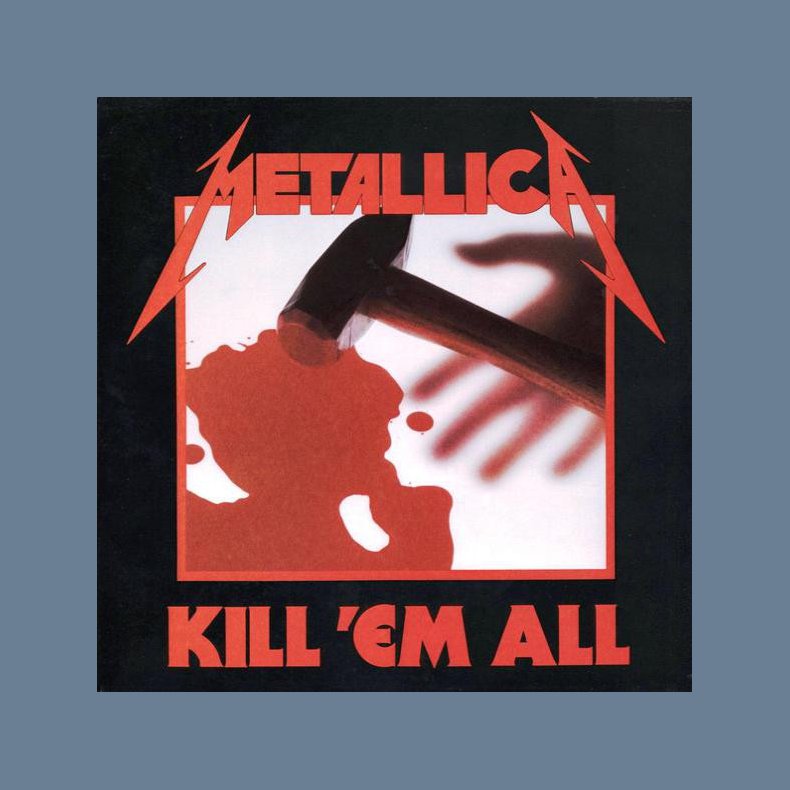 Kill 'em All - 2016 US Blackened Label 10-track LP Reissue