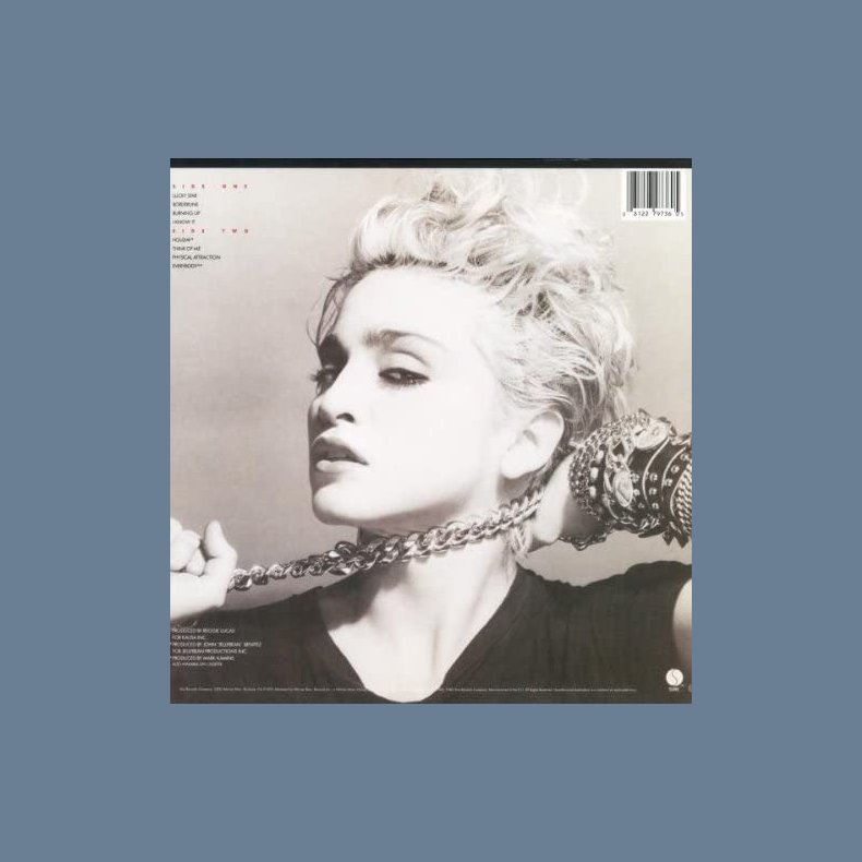 Madonna - 2020 European Sire Label 180 gram Vinyl 8-track LP Reissue 