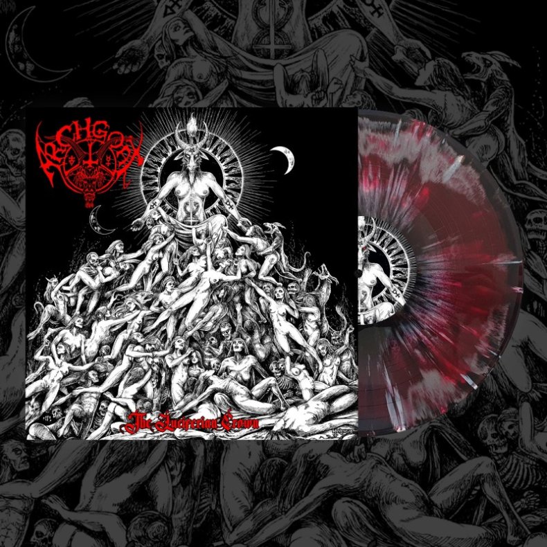 The Luciferian Crown - 2020 French Debemur Morti label tri-color splatter 10-track 2LP set