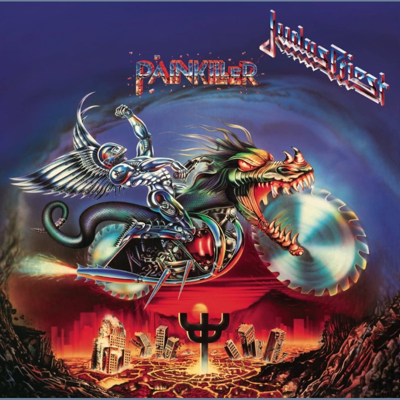 Painkiller - 2017 European Columbia label 10-track LP Reissue