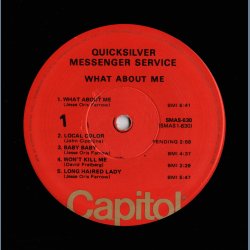What About Me - Mid-1970ies US Capitol label 2nd Issue 10-track LP - Winchester Pressing