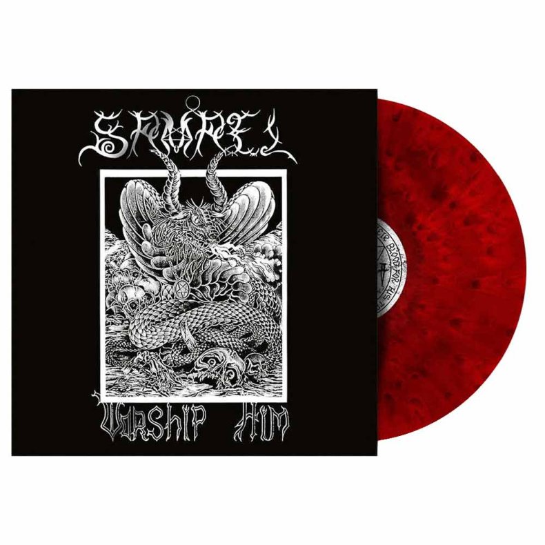 Worship Him - 2020 French Osmose label red cloudy 10-track LP